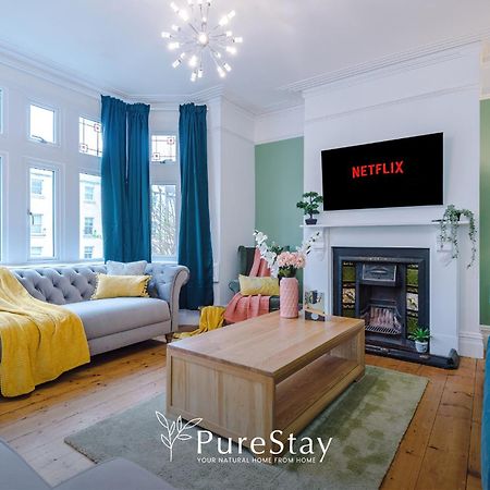 Incredible - Five Bedroom - 7 Actual Beds - 6 Bathroom House By Purestay - Central Bath With Parking Екстериор снимка